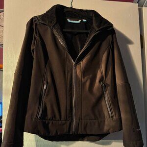 Free Country Black Medium Weight Rain Jacket - Women's Medium